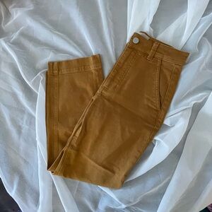 Everlane Straight Leg Crop (Golden Brown)